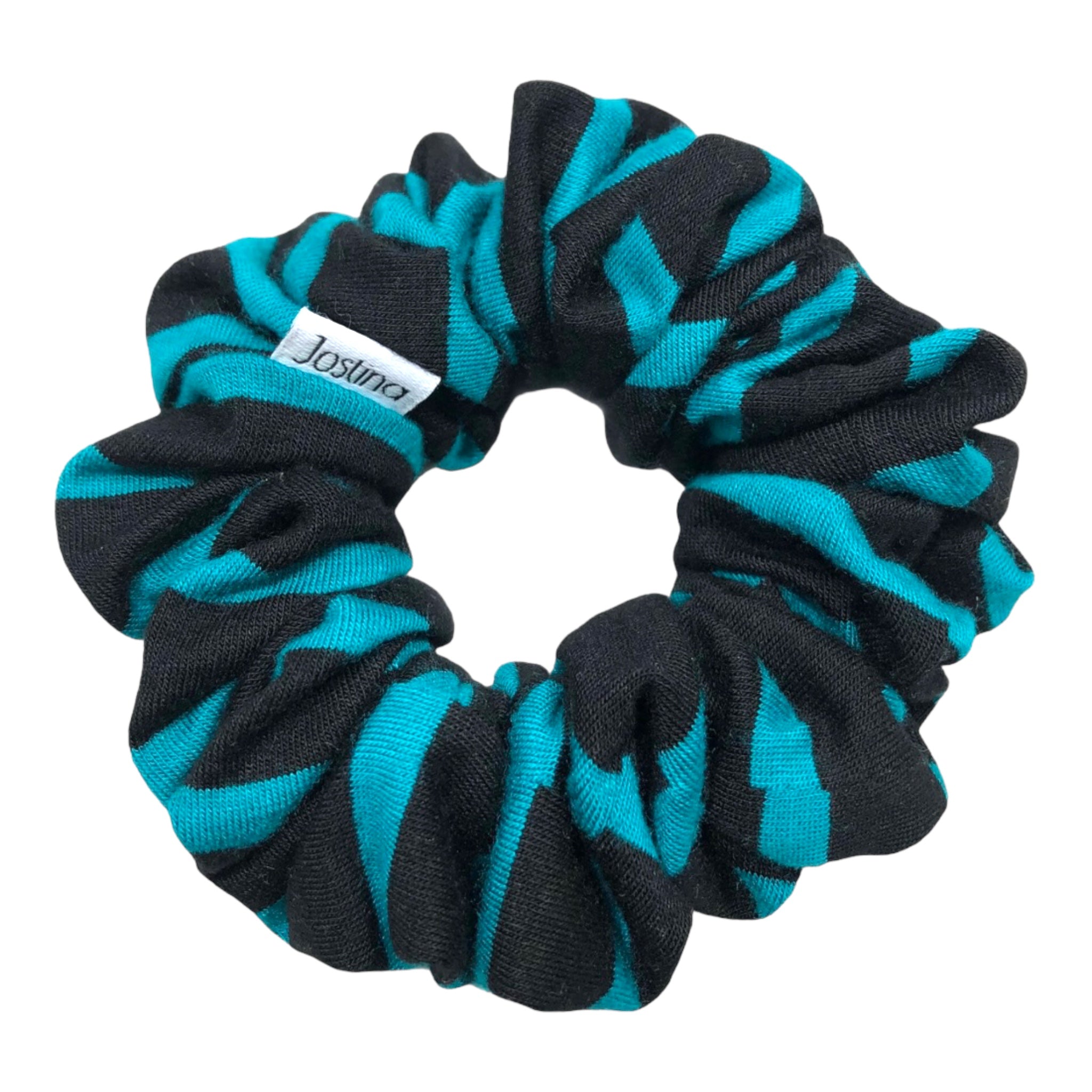 Black & Teal Striped