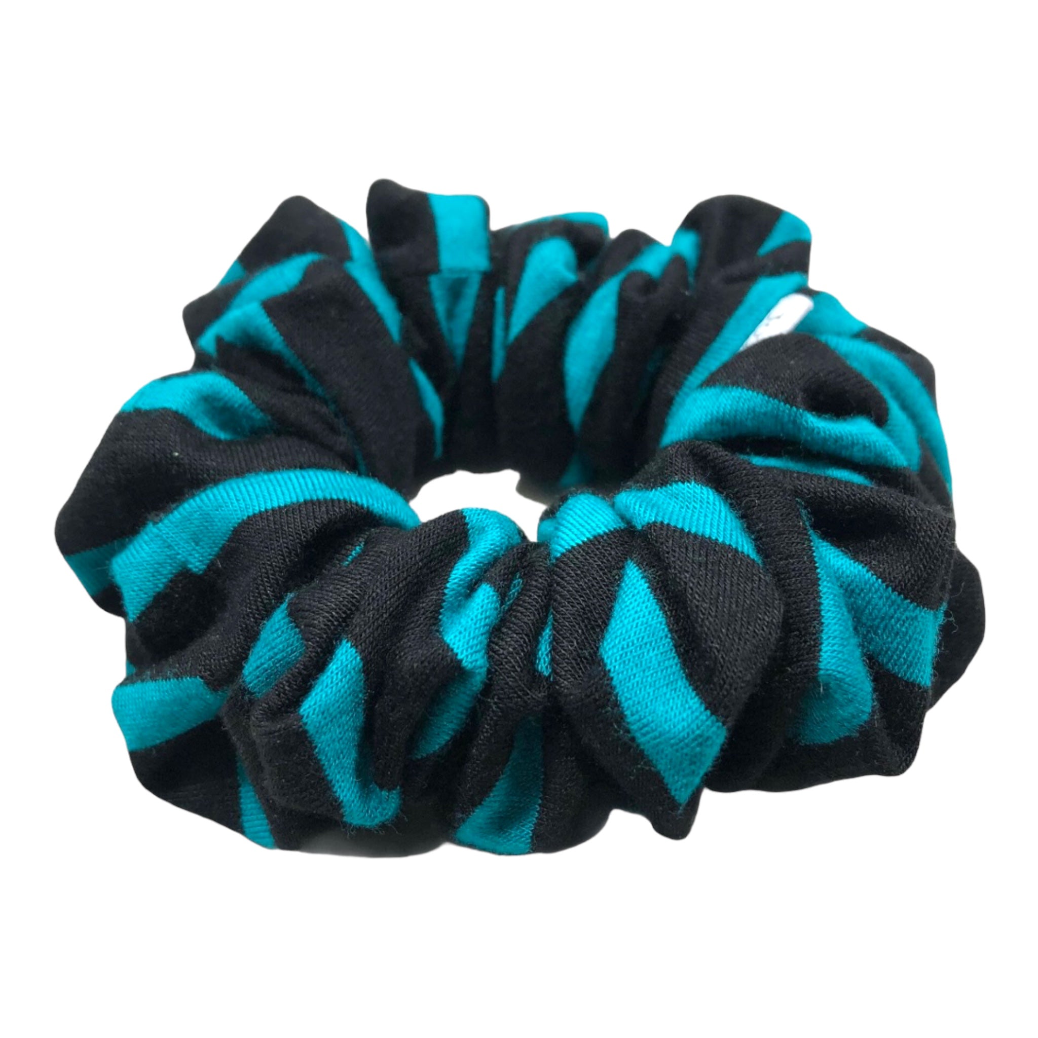 Black & Teal Striped