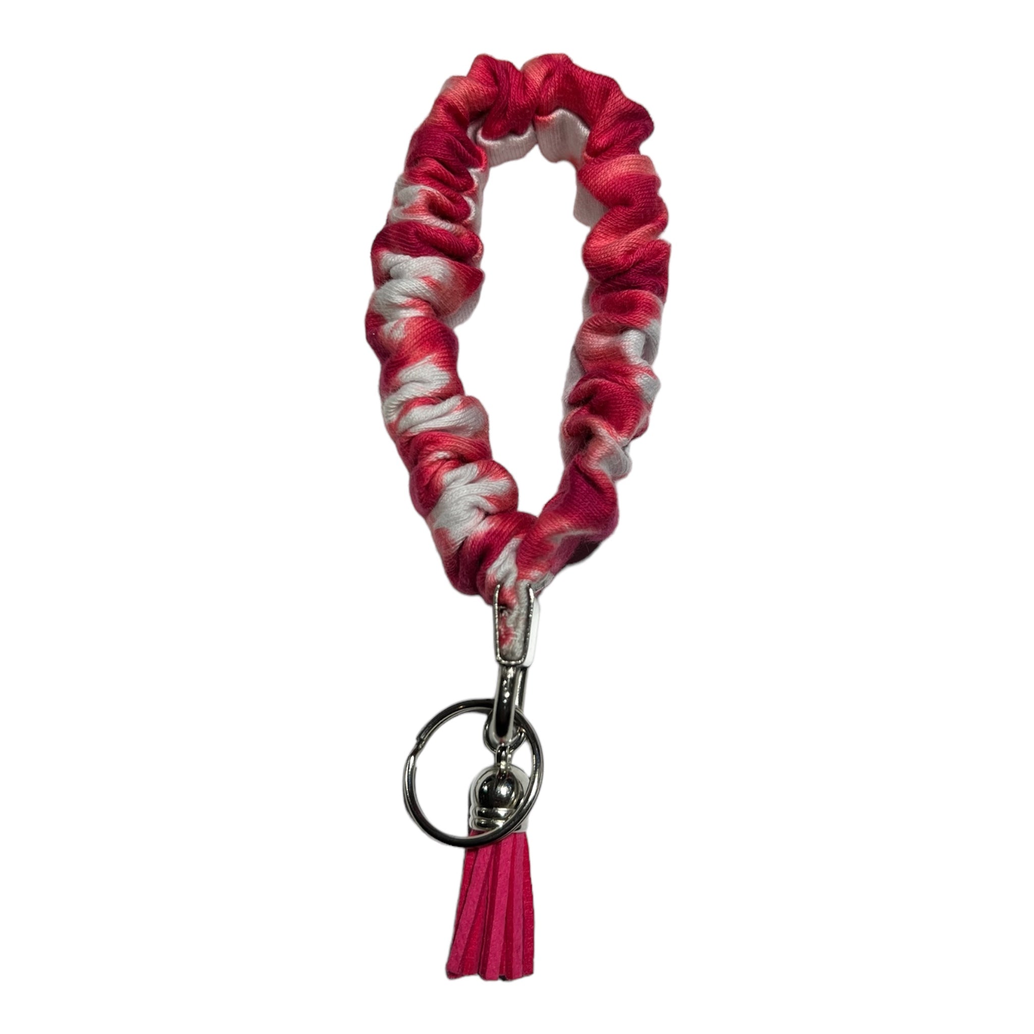 Keychain: Pink Tie Dye