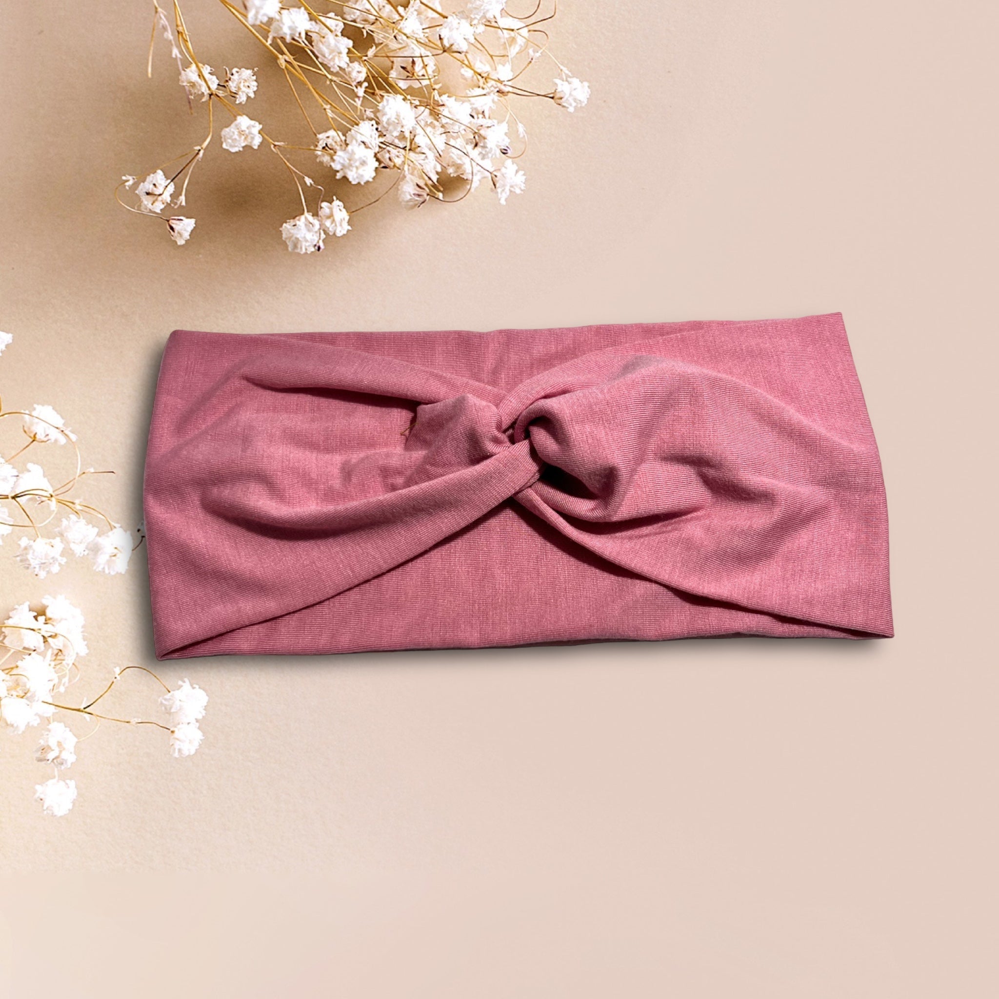 Bubblegum Pink Twist Headband - Jostina