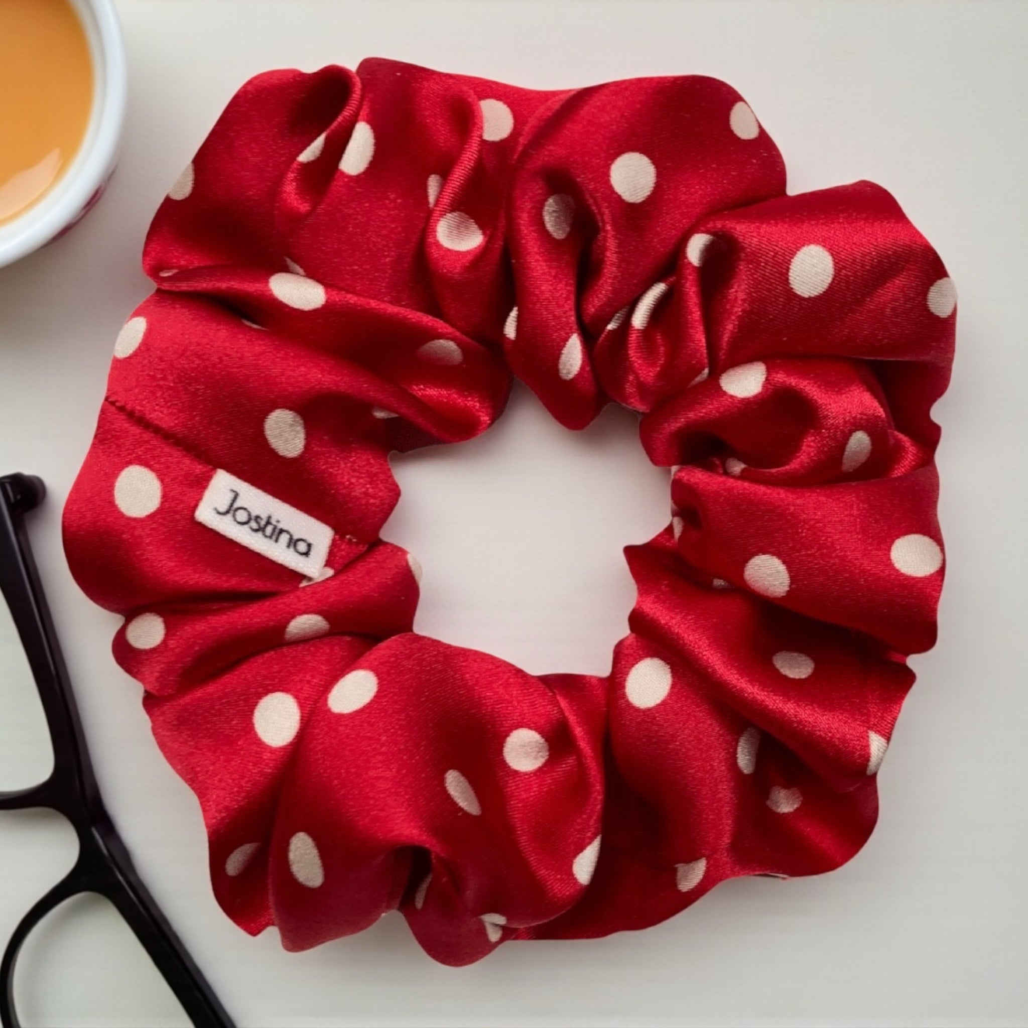 Silk: Red Polka Dot